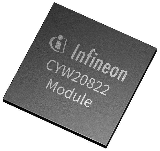 Infineon introduces lower cost Bluetooth® long-range module, CYW20822-P4TAI040, for low power applications